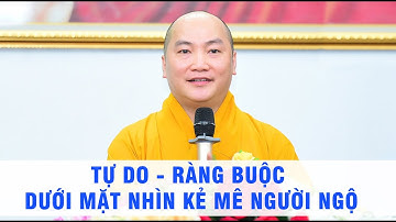 Tự do - ràng buộc dưới mắt nhìn kẻ mê người ngộ - (Trích đoạn ngắn) - Thầy Thích Phước Tiến