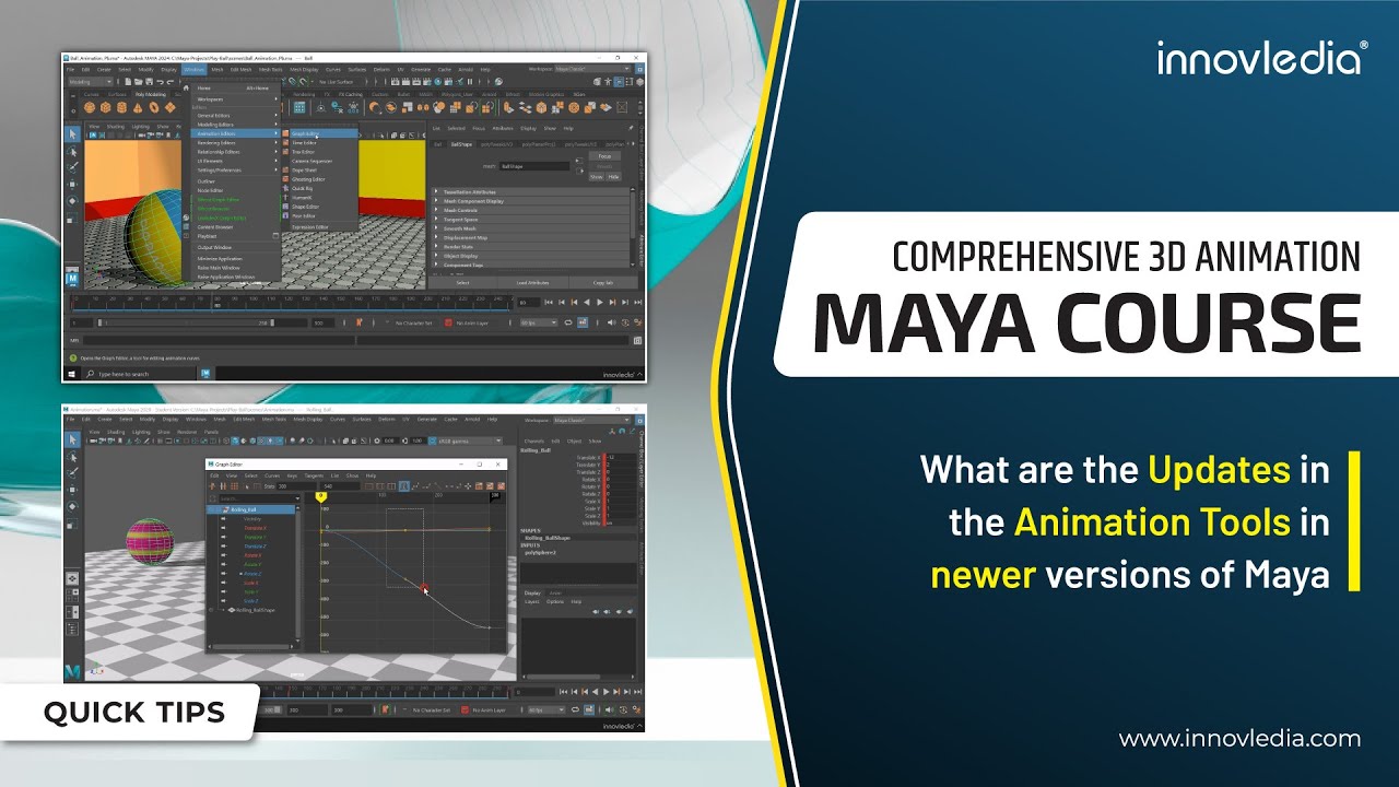 Maya Course • Updates in the Animation Tools in Newer Versions of Maya ...