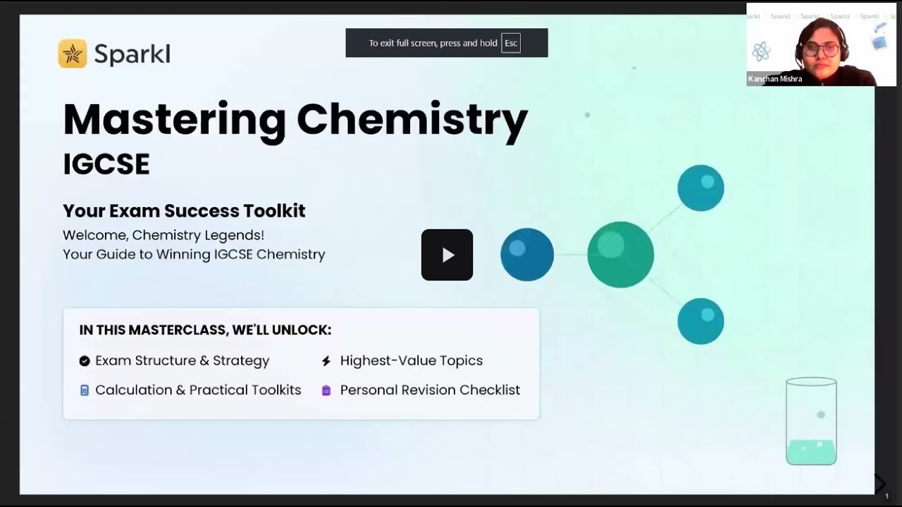 IGCSE Masterclass - Chemistry