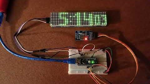 Arduino Matrix Clock
