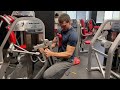 Lat focused chest supported machine row