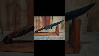 cuchillos artesanal rústico acero carbono fosfatizada 1070🔥🔪