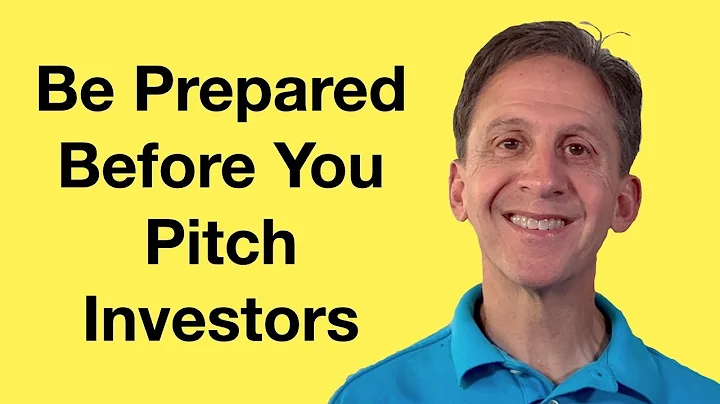 The Ten Things To  Know Before You Pitch Investors