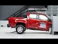 2019 Chevrolet Colorado crew cab passenger-side small overlap IIHS crash test