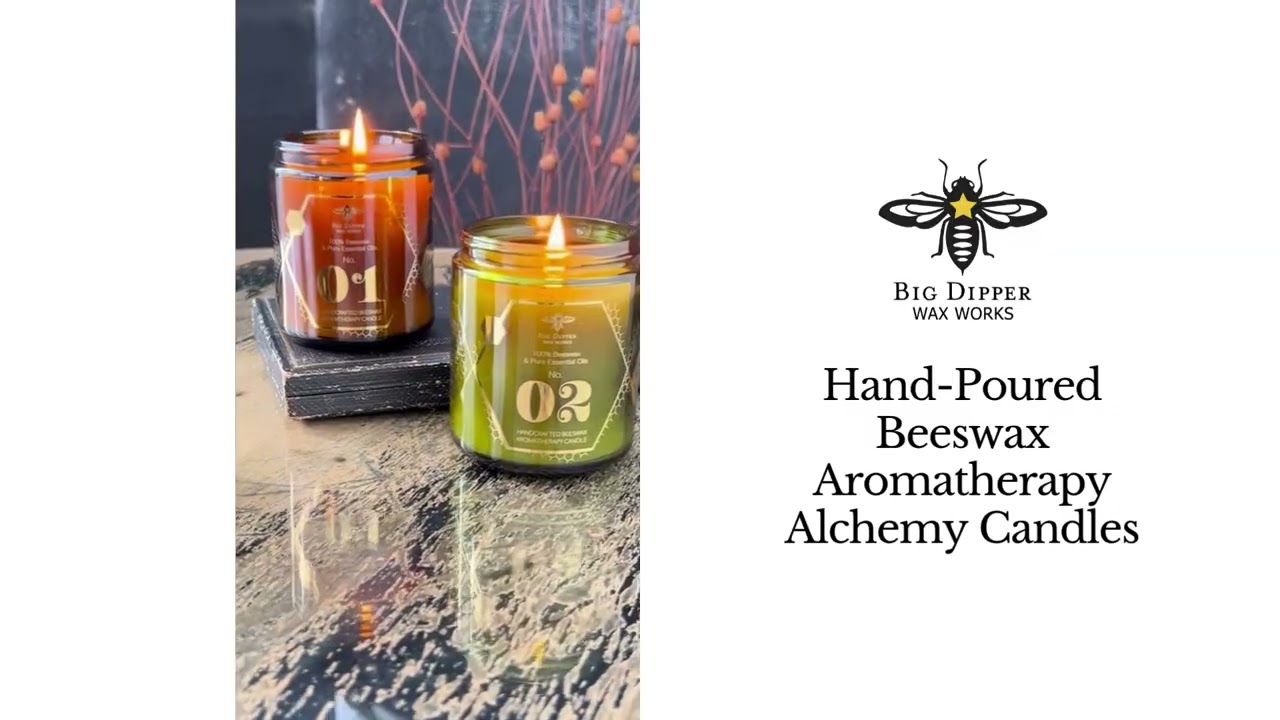 Alchemy Candle #01 - Orange & Clove (Amber) - 35 Hour Burn