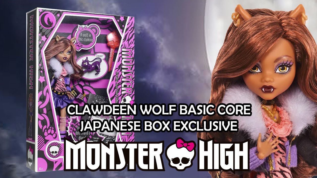 Japanese Exclusive Monster High Clawdeen Wolf Basic Core Review - YouTube