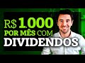 DIVIDENDOS: LUCRO DE R$1.000 TODO MÊS | Minha melhor AÇÃO de DIVIDENDOS é a TAEE11