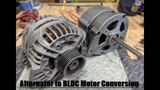 Altermotor  Convert an Alternator into a Brushless DC Motor