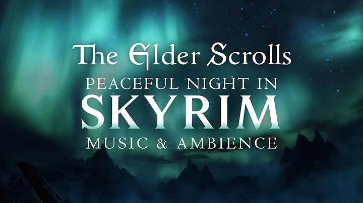 Peaceful Night in Skyrim | Elder Scrolls Music & Ambience, 💤 Peaceful Scenes /w @videogameworlds