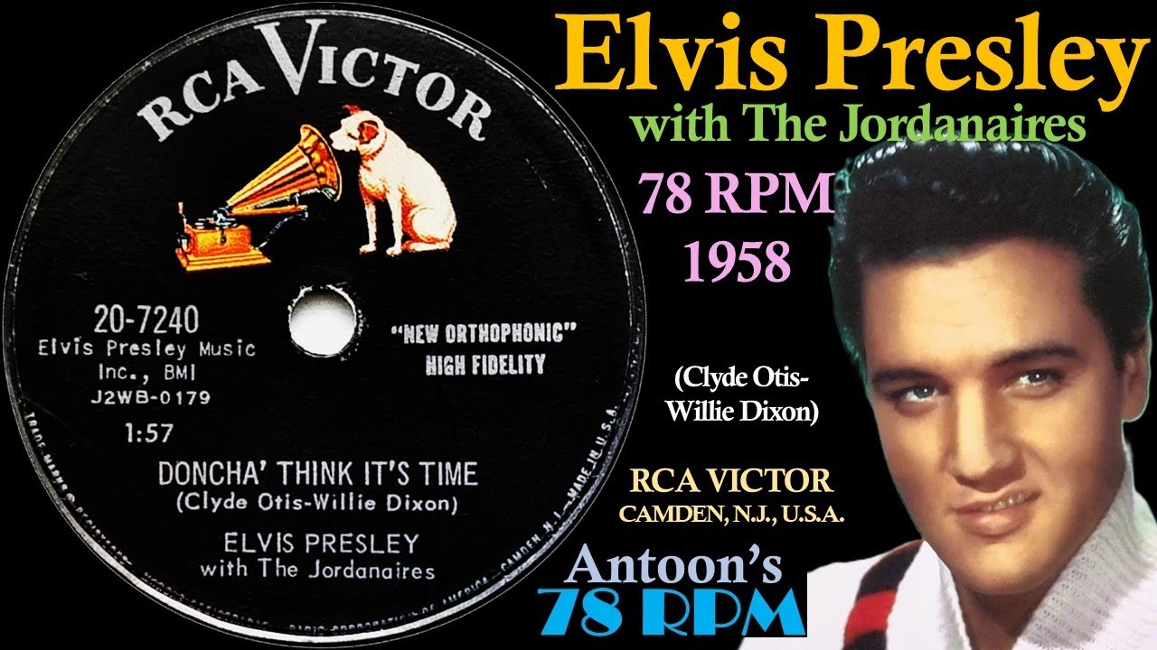 Elvis Presley | Doncha' Think It's Time | Rca Victor 78 rpm | 1958