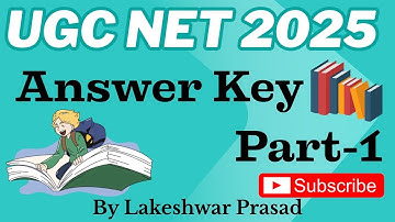 UGC NET June 2025 Library Science  Answer Key Part -1