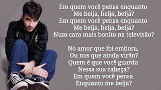 Miniatura de vídeo de "Enquanto Me Beija (Letra) - Jão"