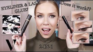 VELOUR LASHES REVIEW: Lash Glue When Wet, Eyeliner When Dry! | Velour Beauty Lash & Go Eyeliner