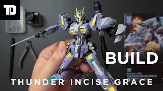 Thunder Incise Grace BE 1/144| SNAA | SPEED BUILD| ASMR | BEAT BUILDING