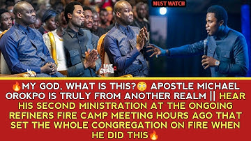 🔥MY GOD😳APS MIKE IS TRULY FROM ANOTHER REALM HEAR HIS SECOND MINISTRATION AT REFINERS CAMP HOURS AGO