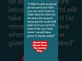 A #man and his #word and #intent is all a Man has and it's either #good or #bad #life