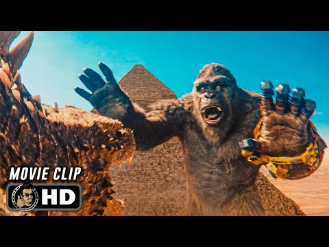 Egypt Fight Scene | GODZILLA X KONG: THE NEW EMPIRE (2024) Movie CLIP HD