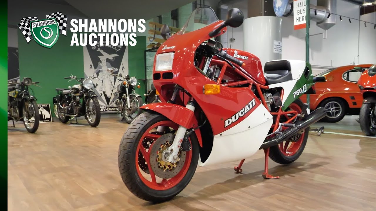 1988 Ducati 750F1 Motorcycle - 2020 Shannons Spring Timed Online Auction