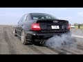 1100hp audi s4 b5 biturbo  loud start  accelerations