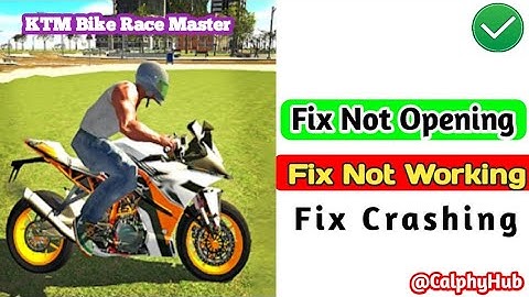 how to fix KTM Bike Race Master not working problem | KTM Bike Race Master not opening fixed #ktm
