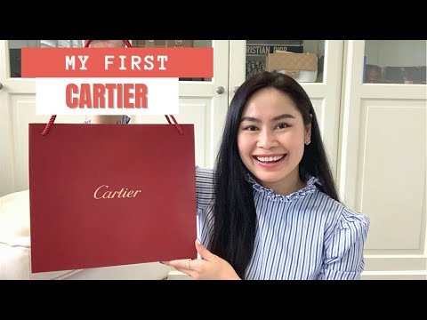 พาชอบปิ้ง Cartier กำไลคาร์เทียร์ชิ้นแรกในชีวิตค่ะ & แกะกล่อง (นาที 5.40) 😊♥️