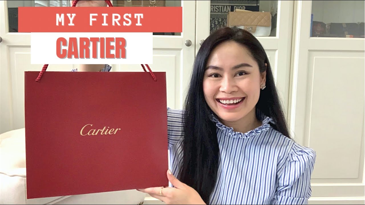 พาชอบปิ้ง Cartier กำไลคาร์เทียร์ชิ้นแรกในชีวิตค่ะ \u0026 แกะกล่อง (นาที 5.40) 😊♥️