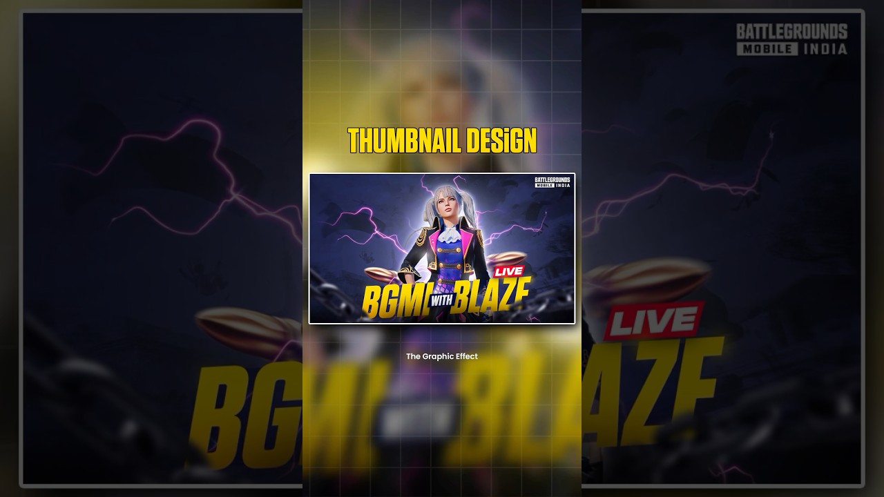 BGMI THUMBNAIL DESIGN | PHOTOSHOP SHORTS