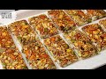 Sugar-free Iron and Protein Rich Energy Bar - Protein Bar Recipe/ Granola Bar Recipe