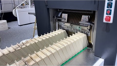 2000pcs/min High Speed Double Line V Bottom Food Paper Bag Making Machine