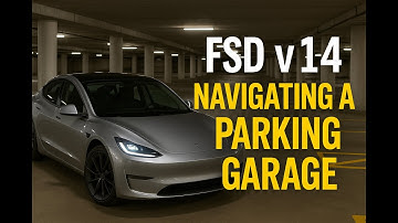 🚗 Tesla FSD v14.1.4 FAILS in Parking Garage?! (Then Suddenly Nails It)
