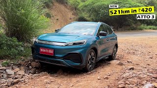 521Km Range *Primary Car* Cheaper Than Bike BYD Atto 3 | ADAS | Drive Review