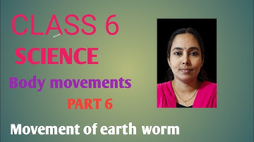 Class 6/ Science /Chapter 8/ Body movements/part 6/movement of earth worm/ cbse
