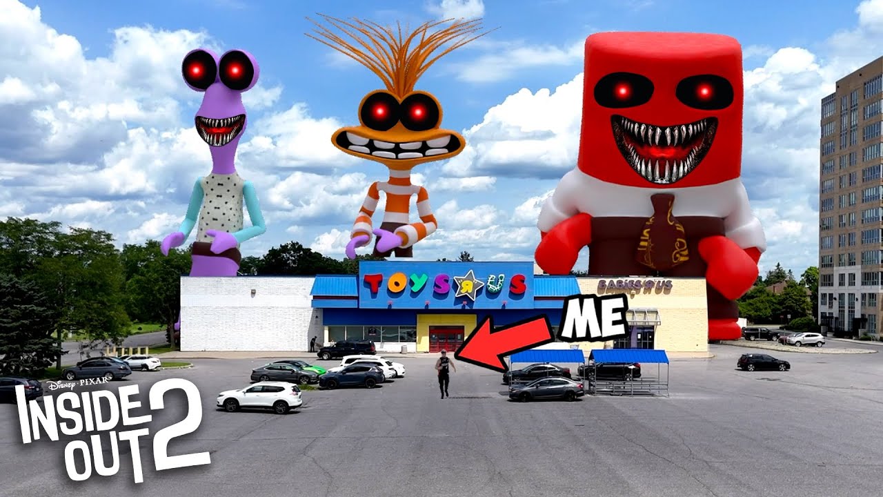 Drone Catches CURSED GIANT EMOTIONS AT TOYS R US!! (INSIDE OUT 2) - YouTube