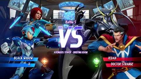 MARVEL VS. CAPCOM: INFINITE Black Widow Alt.,X Alt. Gameplay In Arcade Mode