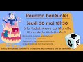 Direct  runion bnvole du 30 mai 18h30