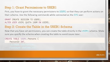 How to Create a User Table Without Alter Permissions in Oracle SQL