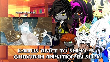 Kaijus React To Shimo Vs Ghidorah Animation by: @slick4785 || RST._.Mate ||