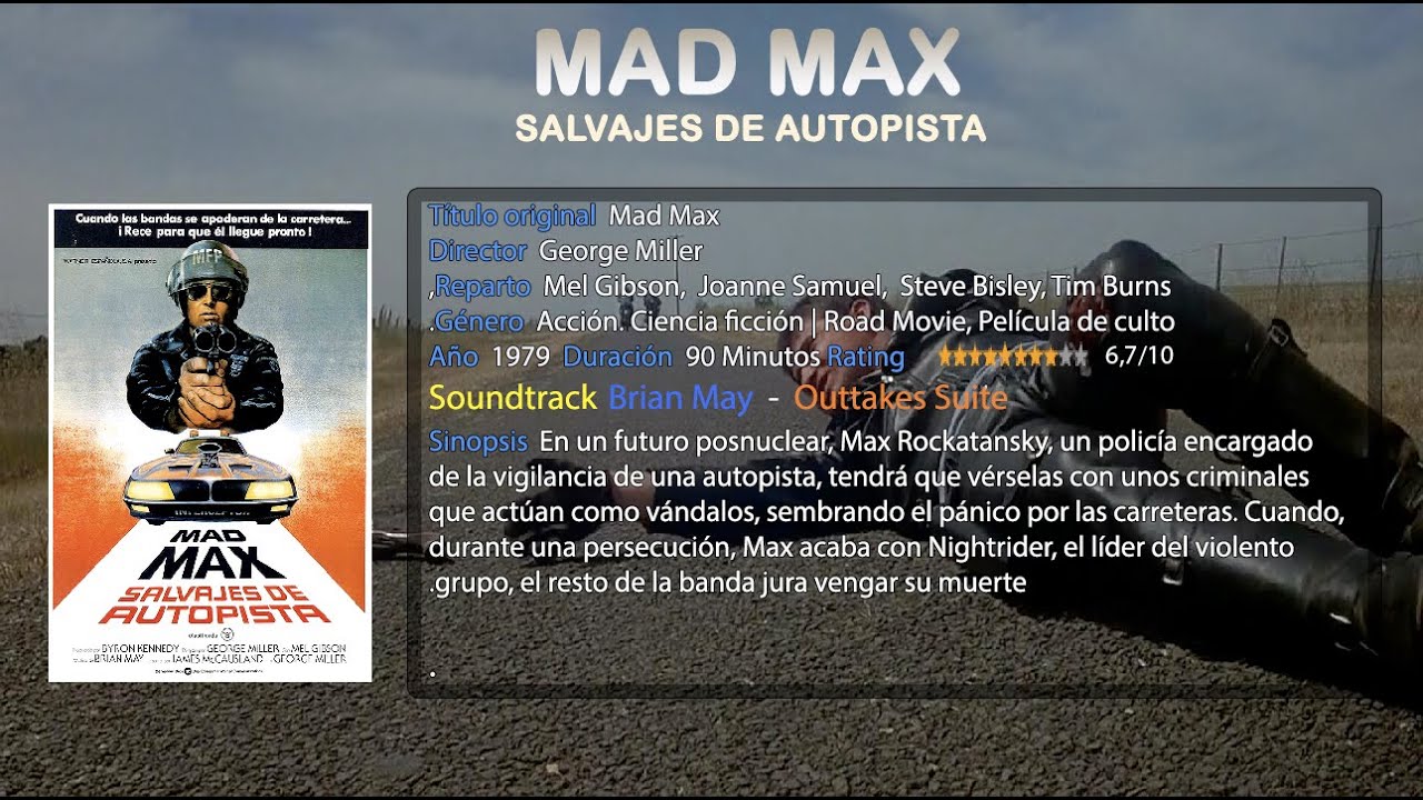 Mad Max - Soundtrack Brian May - Outtakes Suite