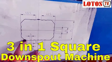Downspout Machine | Downpipe Roll Forming Machine