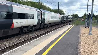 Avanti West coast class 390104 Glasgow Central to London Euston at Leyland train station 