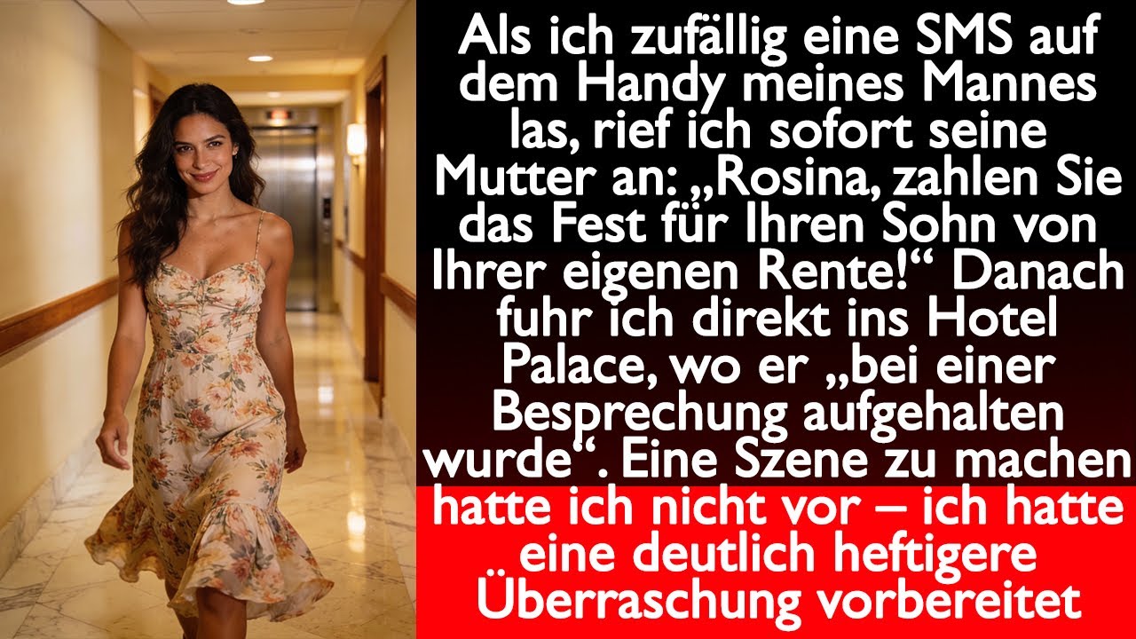 Ich fuhr direkt in das Hotel, wo mein Mann „bei einer Besprechung aufgehalten wurde“