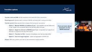 HVNL Reform Industry Webinar - Accreditation and Safety Management Systems (SMS) - Session 2