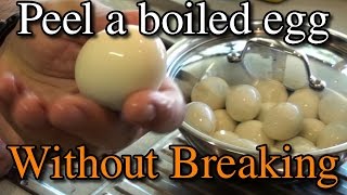This is a simple demonstration of how i peel boiled egg without
breaking it using few easy tips and tricks but unlike many stupid
"hacks" that don't real...