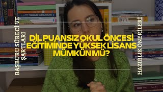 Okul Öncesi Eğitimi Yüksek Lisans Başvuru Süreci