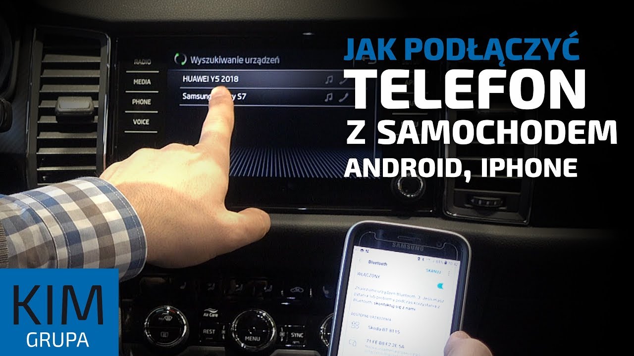 Jak Podłączyć Zestaw Głośnomówiący Z Telefonem Na Androidzie I Iphona. - Youtube