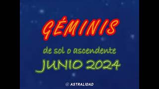 GÉMINIS♊ en Junio de 2024✨