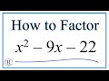 Factoring Quadratic Equations Concepts