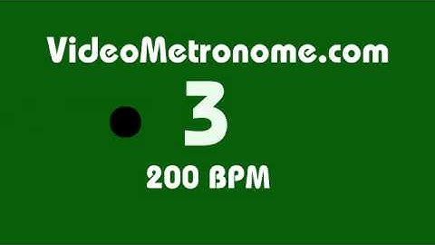 Human Voice 200 BPM Metronome