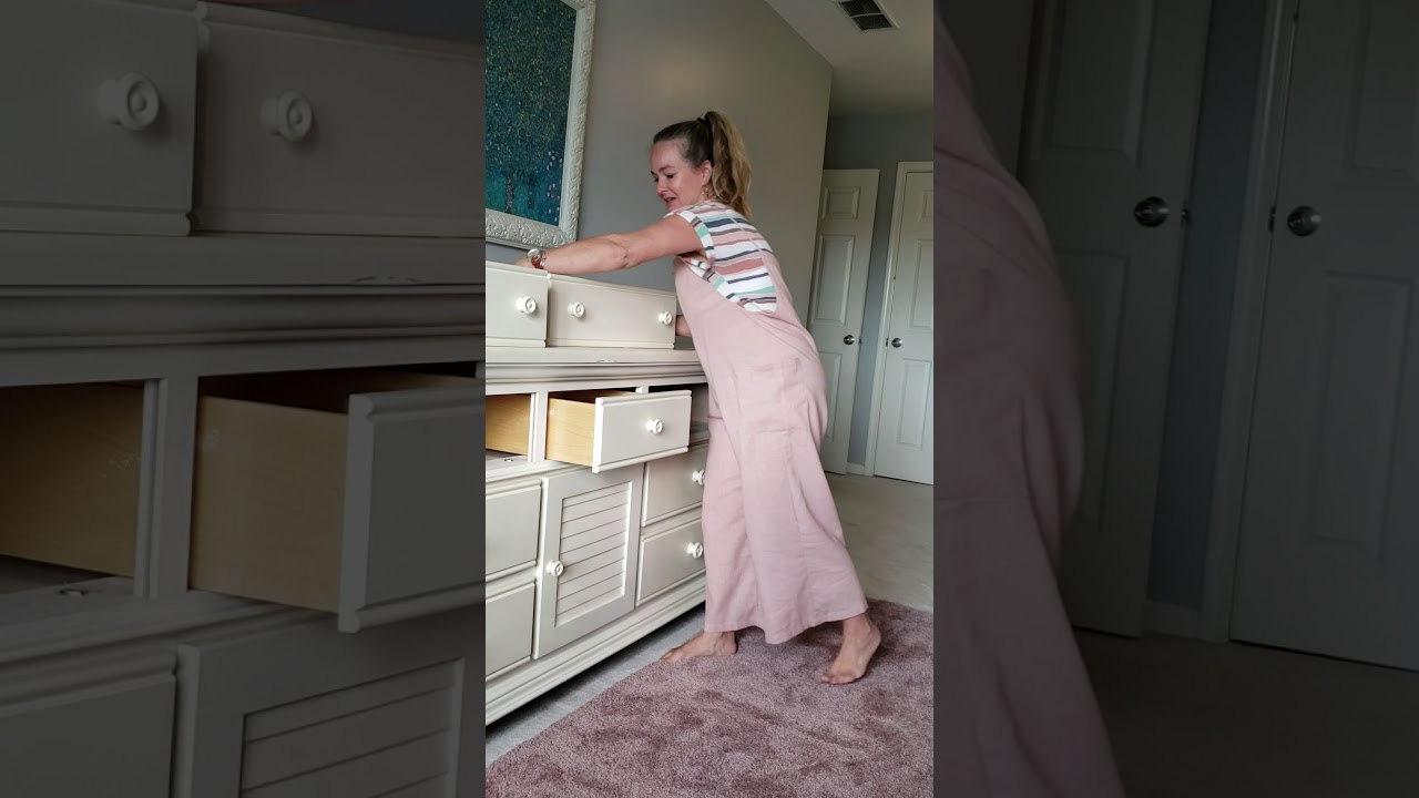 Removing Drawers From Broyhill Dresser Youtube