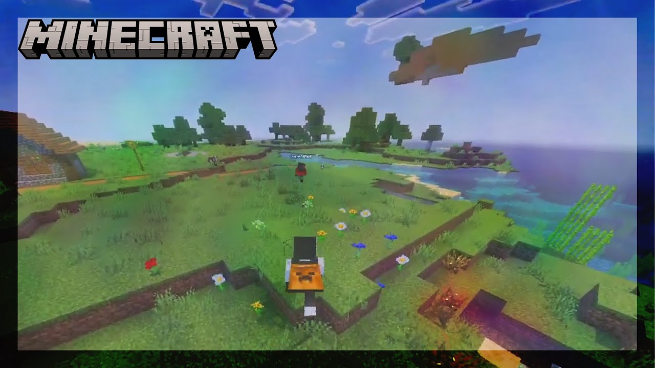 Bedrock Survival: floating Island house (Minecraft Gameplay) Day 2